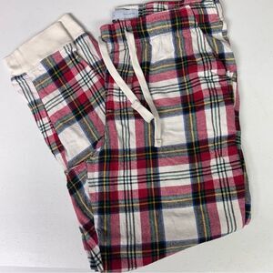 Plaid Lounge pajama Pants by Old navy Size Large L with Drawstring Joggers